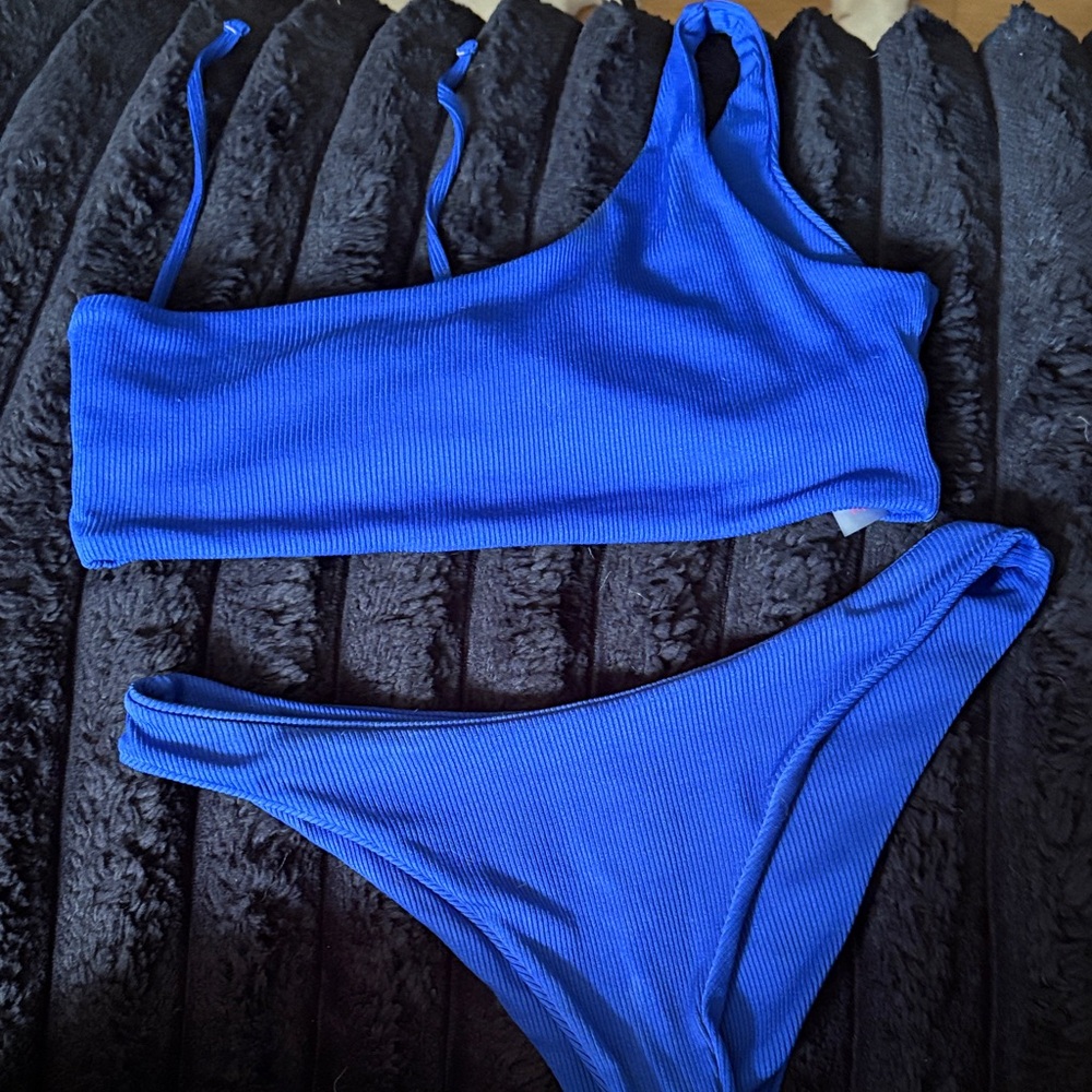 Vibrant Blue Bikini Set